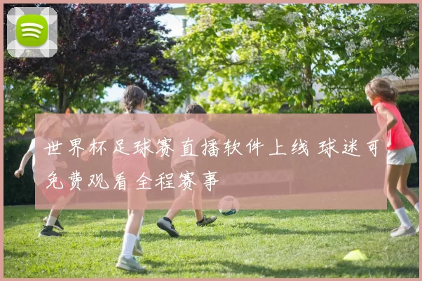 世界杯足球赛直播软件上线 球迷可免费观看全程赛事