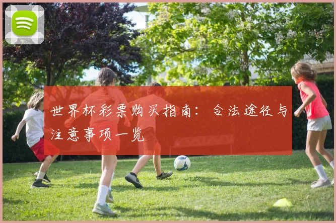 世界杯彩票购买指南:合法途径与注意事项一览